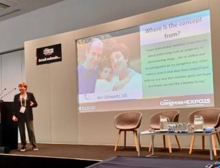 Amy Martin at the BSAVA Congress in Manchester, 2025